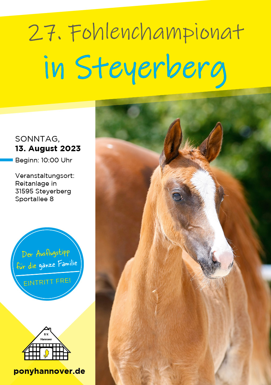 Titel Fohlenchampionat Steyerberg 2023